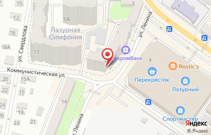 Автомагазин Тополек на улице Ленина на карте