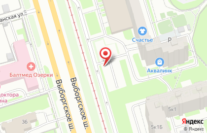 Автостоянка в Санкт-Петербурге на карте