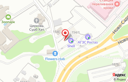 ЗАО Автотехобслуживание на Ново-Садовой улице на карте