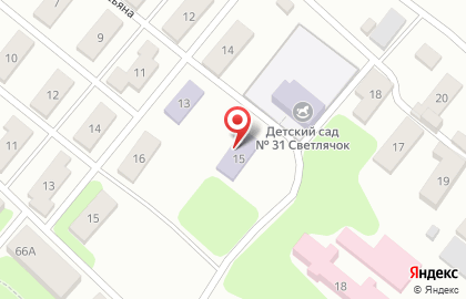 Детский сад Светлячок №31 на улице Петросьяна на карте