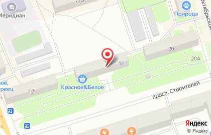 Учебный центр Пятью пять на проспекте Строителей на карте