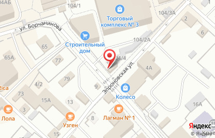 Киоск фастфудной продукции Уголок на карте