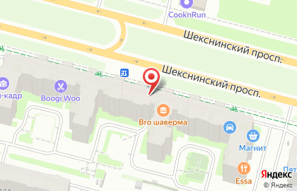 Танцевальный клуб Экспромт на Шекснинском проспекте на карте