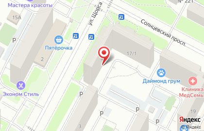 Детский досуговый клуб Вернисаж на Солнцевском проспекте на карте
