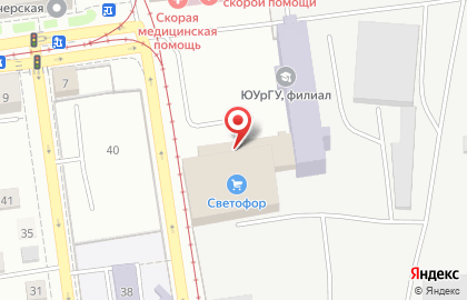 Магазин дверей Ильменские двери в Челябинске на карте