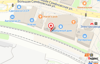 ТВОЕ на Преображенской площади (ул Семеновская Б.) на карте
