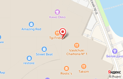 Итальянский ресторан IL Патио в ТЦ Мега Белая Дача на карте