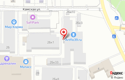 Лавка Бахуса на Камской улице на карте