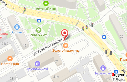 Автостоянка в Красноярске на карте