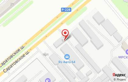 Автосервис в Саратове на карте