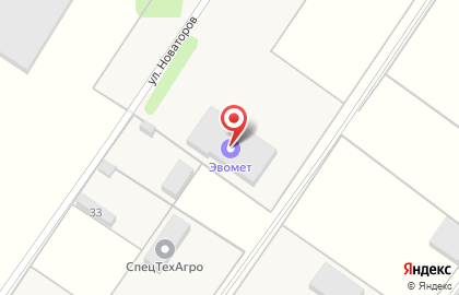 Компания Эвомет на карте