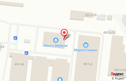 Мебельный салон Lazurit на площади Сибиряков-Гвардейцев на карте
