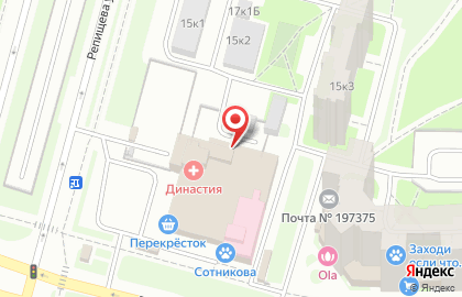 ЗАО АКБ Констанс-Банк на улице Репищева на карте