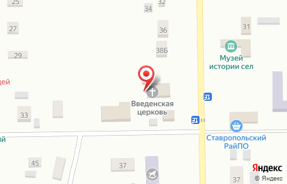 Церковь введения во Храм Пресвятой Богородицы сельское поселение Большая Рязань на карте