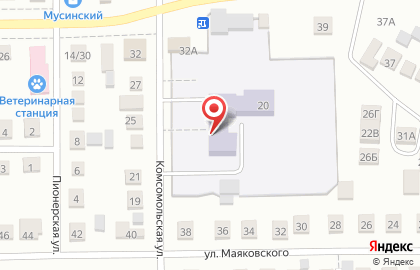 Центр детского технического творчества на Комсомольской на карте