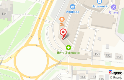 Продовольственный магазин Атемарский на улице Косарева на карте