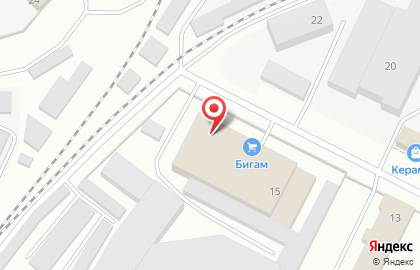 Торговая компания Метиз в Кировском районе на карте