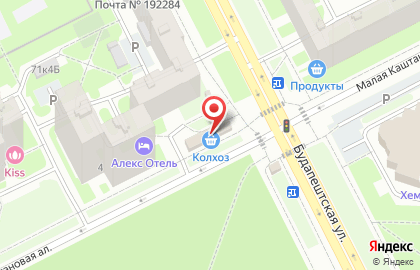 Продовольственный магазин Колхоз на Малой Каштановой аллее, 4а на карте