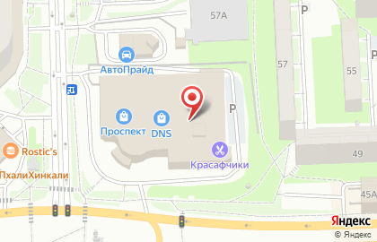Teddy на проспекте Строителей на карте