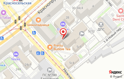 Бухгалтерские услуги на Красносельской на карте