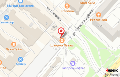 Кафе быстрого питания #лаваш в Кировском районе на карте