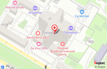 Центр Доктора Бубновского на улице Дмитрия Ульянова на карте