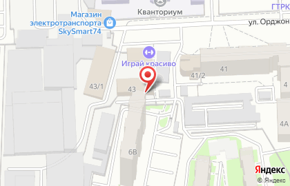 Супермаркет Подкова на улице Орджоникидзе на карте
