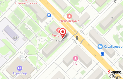 Гемотест на улице Мира на карте