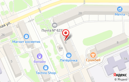 Минимаркет печатной продукции, ИП Шестаков Ю.А. на карте