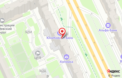 Газпромбанк в Санкт-Петербурге на карте