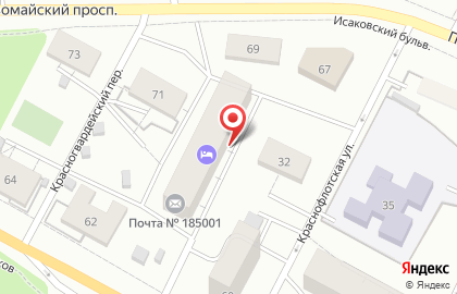 Марафет на Краснофлотской улице на карте
