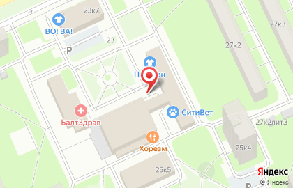 Продуктовый магазин в Санкт-Петербурге на карте