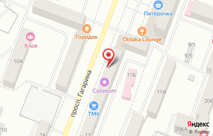 Colizeum на проспекте Гагарина на карте