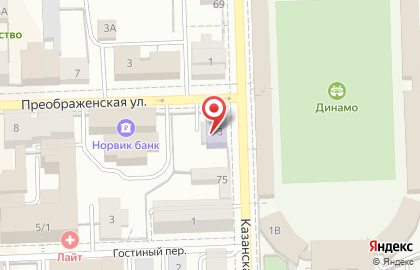 Центр развития детей Тэрос на Казанской улице на карте