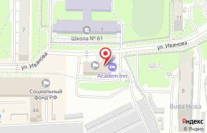 Страховая компания РОСНО-МС в Советском районе на карте