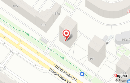 Бренд-секция Terem на Широтной улице на карте