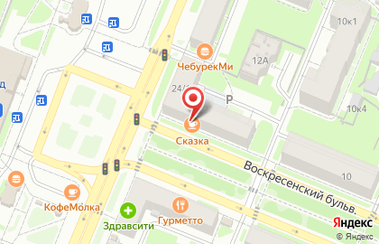 Магазин Кондитерская лавка в Воскресенском проезде на карте