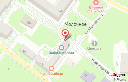 Культурно-досуговый центр Забота на улице Маяковского на карте