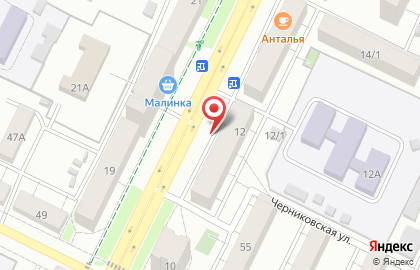Полушка на улице Машиностроителей на карте