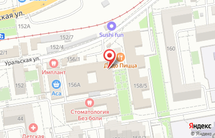 Агентство праздников Лемурия на Уральской на карте