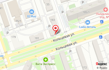 Продовольственный магазин в Орджоникидзевском районе на карте