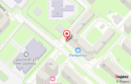 Фирменный магазин Ермолино в Октябрьском округе на карте