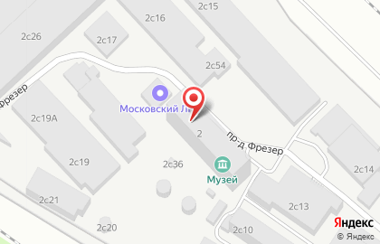 СЭС-Москва на шоссе Фрезер на карте