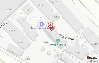 СЭС-Москва на шоссе Фрезер на карте