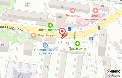 Деньги сразу на улице Писателя Маршака на карте