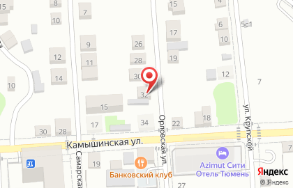 Школа-студия красоты Есении Коршуновой на Орловской улице на карте