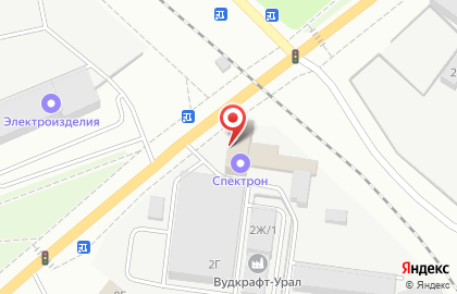 Научно-производственное объединение Спектрон в Екатеринбурге на карте