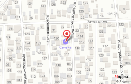 Гостиница Селена на карте