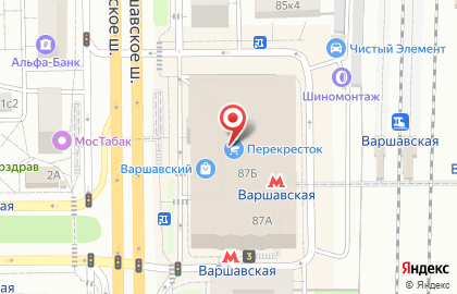 Бутик косметики L`Occitane en Provence на метро Варшавская на карте