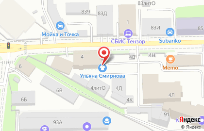 Торгово-ремонтная фирма Эталон на Малой Митрофаньевской улице на карте